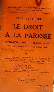 Il diritto alla pigrizia